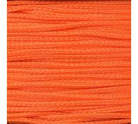 PARACORD PLANET Micro Cord 1.18mm Diameter 125 Feet Spool of Braided Cord - Available in a Variety of Colors Made in The USA (Neon Orange)