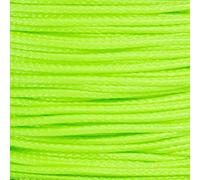 PARACORD PLANET Micro Cord 1.18mm Diameter 125 Feet Spool of Braided Cord - Available in a Variety of Colors Made in The USA (Neon Green)