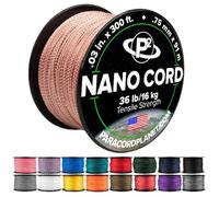 Paracord Planet Nano Cord - Paracorde en nylon léger - Idéal pour les arts et l'artisanat, la décoration de la maison, le camping et plus encore