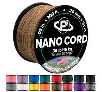 Paracord Planet Nano Cord - Paracorde en nylon léger - Idéal pour les arts et l'artisanat, la décoration de la maison, le camping et plus encore
