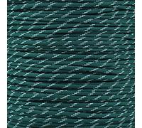 PARACORD PLANET Paracord/parachute phosphorescent de 250 kg - Résistance à la traction de type III 250 kg pour corde (traceurs fluorescents vert foncé, bobine de 300 m)