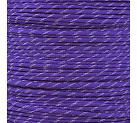 Paracord Planet Paracord/parachute phosphorescent de 250 kg - Résistance à la traction de type III 250 kg (Purple Glow Tracers, bobine de 76 m)