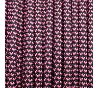 PARACORD PLANET Paracorde 550 à motif cœur - Corde en nylon à 7 brins de 4 mm pour travaux manuels, bracelets, porte-clés et utilisation en extérieur - Corde de survie solide dans des couleurs