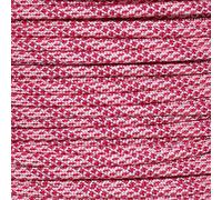 PARACORD PLANET Paracorde 550 à motif cœur - Corde en nylon à 7 brins de 4 mm pour travaux manuels, bracelets, porte-clés et utilisation en extérieur - Corde de survie solide dans des couleurs