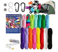 Paracord Set - 16 Color Survival String, DIY Craft Kit