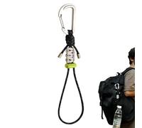 Paracord Water Bottle Lanyard with Carabiner Clip, Whistle Lanyard for Outdoor Sports Hiking Trekking Camping Backpack Carry, Strap for Women Hydration Gear Climbing Adventure