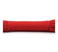 Paracorde 31 mètres Dia.4mm 9 noyaux de Support Paracord for Survie Parachute Cordon lanière Camping Escalade Corde randonnée à Linge(9-Stand-Red,5 Meters)