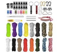 Paracorde 550 - Corde de 4 mm - Avec corde en nylon de 3 m à 7 noyaux - Corde polyvalente pour bricolage de bracelet, laisse de chien, collier, camping, survie, extérieur