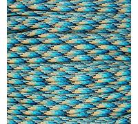 Paracorde à 15,2 m Paracord Planet 550 Type III à 7 brins (Abby 15,2 m)