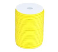 Paracorde Corde de Parapluie montée sur Arbre 100m, Calibre 550, 7 cœurs, Corde Parachute 4mm, Bracelet en Fil tressé, Traction Tente, à Vent(Yellow)