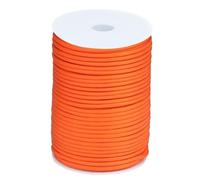 Paracorde Corde de Parapluie montée sur Arbre 100m, Calibre 550, 7 cœurs, Corde Parachute 4mm, Bracelet en Fil tressé, Traction Tente, à Vent(Orange)