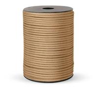 Paracorde Cordon paracorde 550 à 7 cœurs, 100M Dia.4mm, for Camping en Plein air, Longe de Survie, Corde Parachute, Accessoires Tente randonnée, Bracelet bricoler soi-même(Khaki)