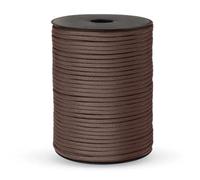 Paracorde Cordon paracorde 550 à 7 cœurs, 100M Dia.4mm, for Camping en Plein air, Longe de Survie, Corde Parachute, Accessoires Tente randonnée, Bracelet bricoler soi-même(Brown)