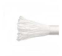 Paracorde Paracorde à Noyau Unique, 100M de diamètre, 2mm, for Survie, Parachute, lanière, Camping, Escalade, randonnée, Fabrication Bijoux(White,25FT)