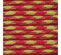 Paracorde Planet type III 7 brins 550 Paracorde, Rouge et jaune, 20 Feet