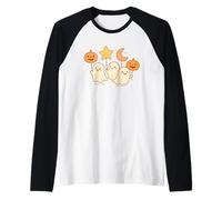 Parade de fantômes Lanterne - Motif Halloween Manche Raglan