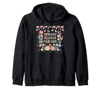 Parade de Fleurs printanières - Ambiance de Jardin Floral Sweat à Capuche