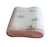 Parade Home® CoolBambou Oreiller en Mousse à Mémoire de Forme Visco, Oreillers en Bambou avec Mousse à Mémoire de Forme, Qualité Hôtelle-Coussins de Couchage Latéral- Coussin Ergonomique, 60x40cm