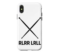 Paradiddle Batterie RLRR LRLL Coque pour iPhone X/XS