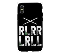 Paradiddle Batterie RLRR LRLL Coque pour iPhone X/XS