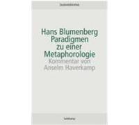 Paradigmen zu einer Metaphorologie Blumenberg, Hans (Auteur)
