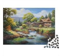 Paradis Casse-tête 1000 Pièces en Carton De Qualité Supérieure, Jeu De Puzzles en Lot Concentration Training Puzzle pour La Décoration Murale Et Les Cadeaux, Secret Santa Original 38x26cm/1000pcs