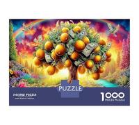 Paradis de la Richesse 1000 Pièces Puzzle Relaxation - Carton Premium Arbre de Vie Art & Puzzle Méditation - Cadeau De Maison 70x50cm/1000pcs