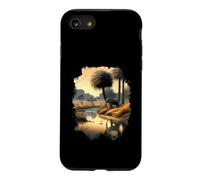 Paradis de la Savane au Bord de la rivière avec Un éléphant Coque pour iPhone SE (2020) / 7/8