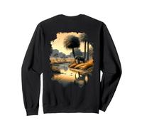 Paradis de la Savane au Bord de la rivière avec Un éléphant Sweatshirt