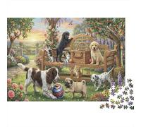 Paradis des Animaux Puzzle 1000 Pièces Adultes Et Enfants,Anti-Stress, Déco Murale Joyeux,Défi,Premium,Carton,Dès 14 Ans,Jeu Éducatif,Détente,Casse-tête 38x26cm