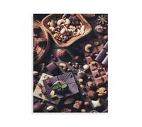 Paradis du Chocolat，Puzzle en Bois 1000 pièces - Jeu Familial Amusant Puzzle Cadeau（75x50cm）-AN53