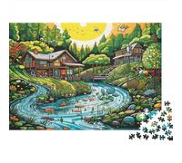 Paradis Puzzle 1000 Pièces Adulte en Carton Épais Et Robuste, Puzzle Brain Training Puzzle pour Une Activité Fuzzle Après L'école, Passion Nature Et Faune 52x38cm/1000pcs
