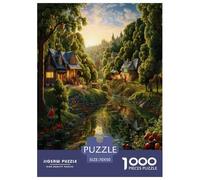 Paradis Puzzle 1000 Pièces Cadeau Unique Art Jeu Éduchatif Défi Jouet À De Qualité Supérieure Peinture Art pour Adultes Enfants 70x50cm/1000pcs