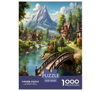 Paradis Puzzle 1000 Pieces Cadeau Unique Art Jeu Éduchatif Défi Jouet À De Qualité Supérieure Peinture Art pour Adultes Enfants 70x50cm/1000pcs