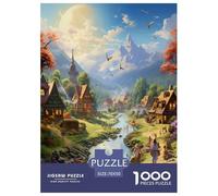 Paradis Puzzles 1000 Pieces Cadeau Unique Art Jeu Éduchatif Défi Jouet À De Qualité Supérieure Peinture Art pour Adultes Enfants 70x50cm/1000pcs