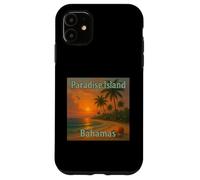 Paradis Tropical et île Coucher du Soleil sur la Plage Coque pour iPhone 11