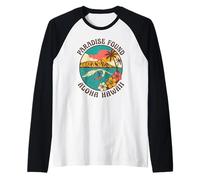 Paradise Found Aloha Hawaii Surf Wave Tropical Island Coucher de Soleil Manche Raglan