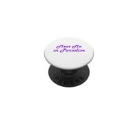 Paradise Found Tropical Beach Coucher de Soleil Rencontrez-Moi au Paradis PopSockets PopGrip Adhésif