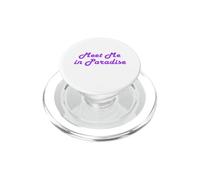 Paradise Found Tropical Beach Coucher de Soleil Rencontrez-Moi au Paradis PopSockets PopGrip pour MagSafe