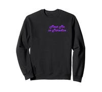 Paradise Found Tropical Beach Coucher de Soleil Rencontrez-Moi au Paradis Sweatshirt
