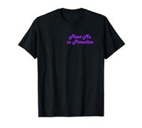 Paradise Found Tropical Beach Coucher de Soleil Rencontrez-Moi au Paradis T-Shirt