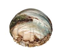 Paradise in a Crack Bonnet de douche double couche pour femme Imperméable et durable Protège les cheveux pendant le bain, beauté