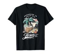 Paradise is Chillin' with Jesus Matthew, Jesus Serviette de Plage T-Shirt