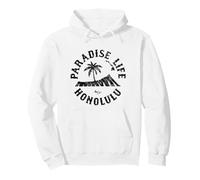 Paradise Life Palmier à tête de Diamant Style hawaïen Vintage Sweat à Capuche