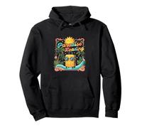 Paradise Loading Summer Retro Travel Vacation Coucher de Soleil Sweat à Capuche