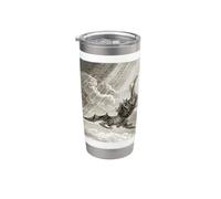 Paradise Lost Gustave Dore Satans Fall Gobelet isotherme en acier inoxydable double paroi