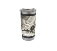 Paradise Lost Gustave Dore Satans Fall Gobelet isotherme en acier inoxydable double paroi