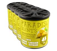 PARADISE SCENTS Paradise PER80120 Gel Désodorisant Parfum Citron, 100 G (Lot de 4)