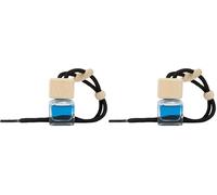 PARADISE SCENTS Paradise PER80204 Désodorisant Voiture Black Label Senteur Vanille, 7 ML (Lot de 2)