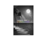 Paradise Soundscape Poster - Vibrant Music Inspired Canvas Art, Vintage Album Aesthetic Wall Print for Bedroom, Living Room Decor (Unframed,08x12inch(20x30cm))